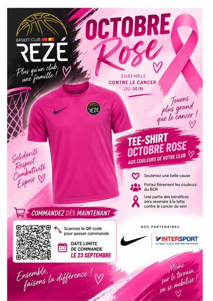 Tee-shirt Octobre rose